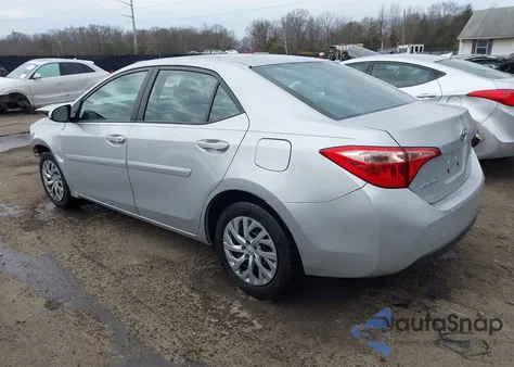 2018 Toyota Corolla Le из США, поврежденный, VIN 2T1BURHE4JC977568